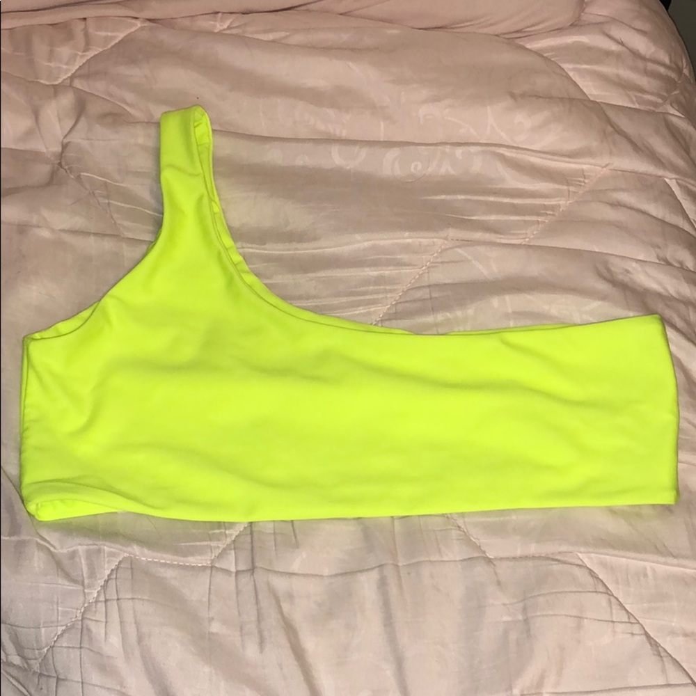one shoulder bathing suit top